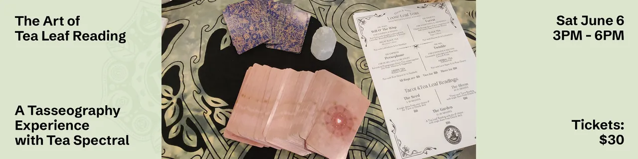 The Art of Tea Leaf Reading event flyer